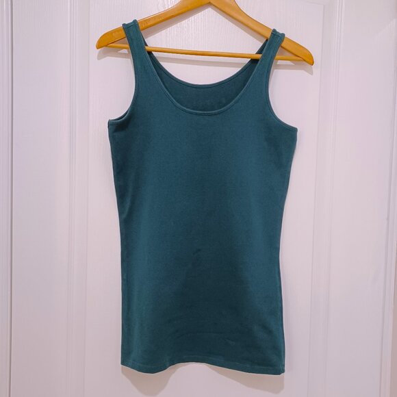 🍀3 for $15 - Hunter Green Tank Top - Picture 1 of 8